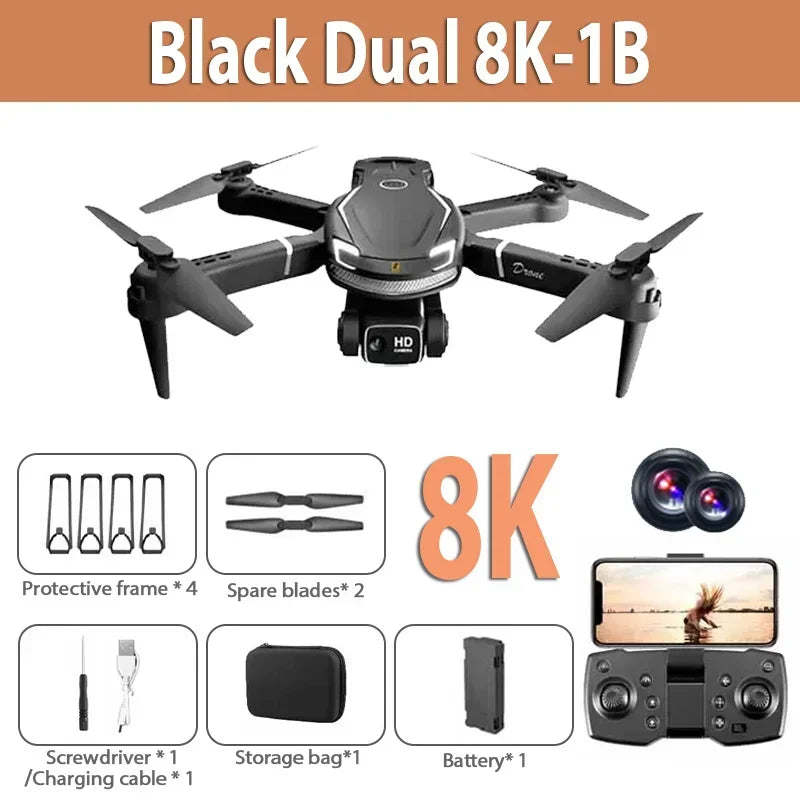 Xiaomi V88 Drone 8K 5G GPS Professional HD -ilmakuvauskaukosäätimelle Aircraft HD Dual Camera Quadcopter Toy UAV