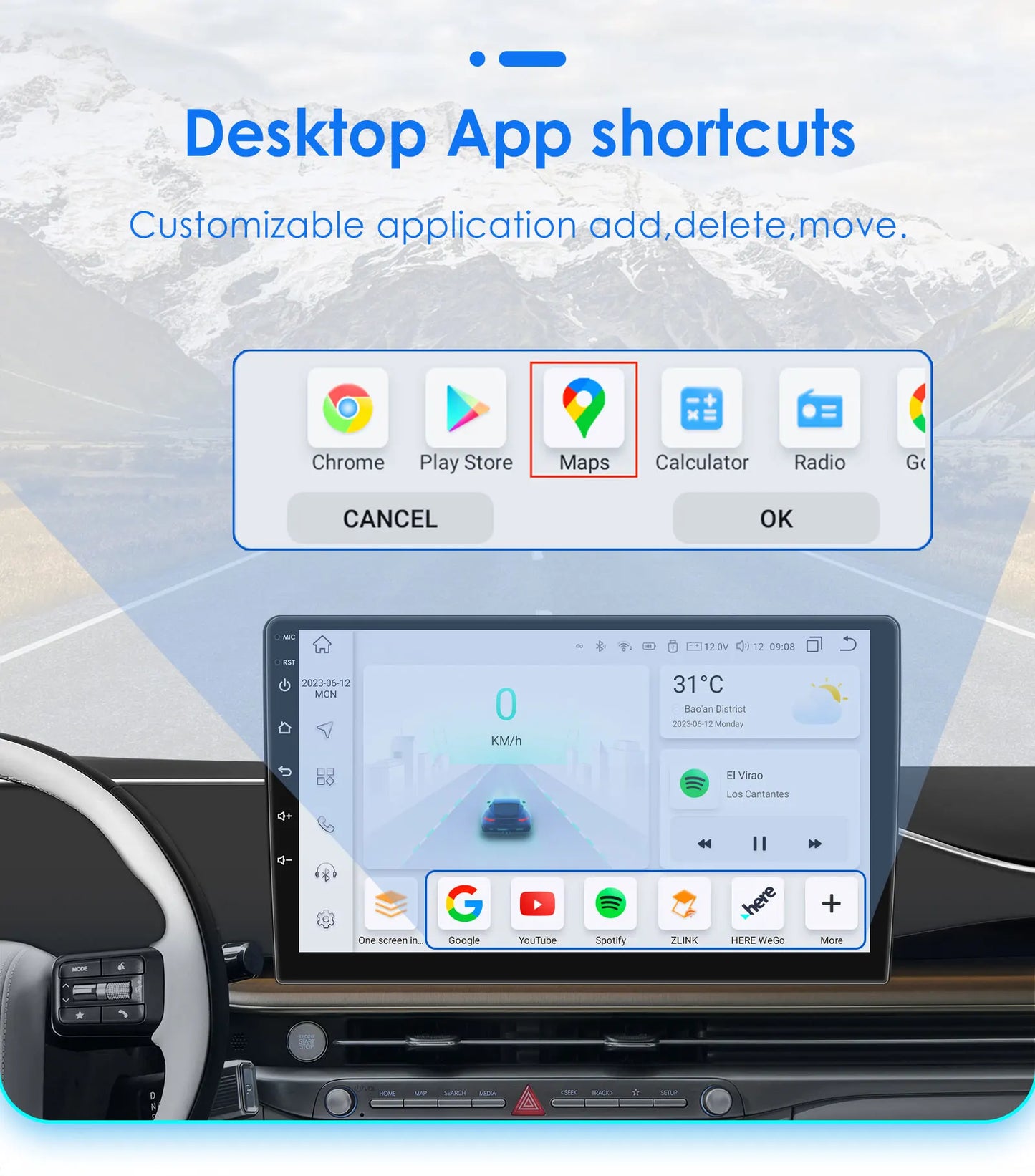 2din Android Car Radio GPS for Volkswagen Skoda VW Tiguan Touran Caddy Jetta Polo Passat Seat Multimedia Player Stereo AutoRadio