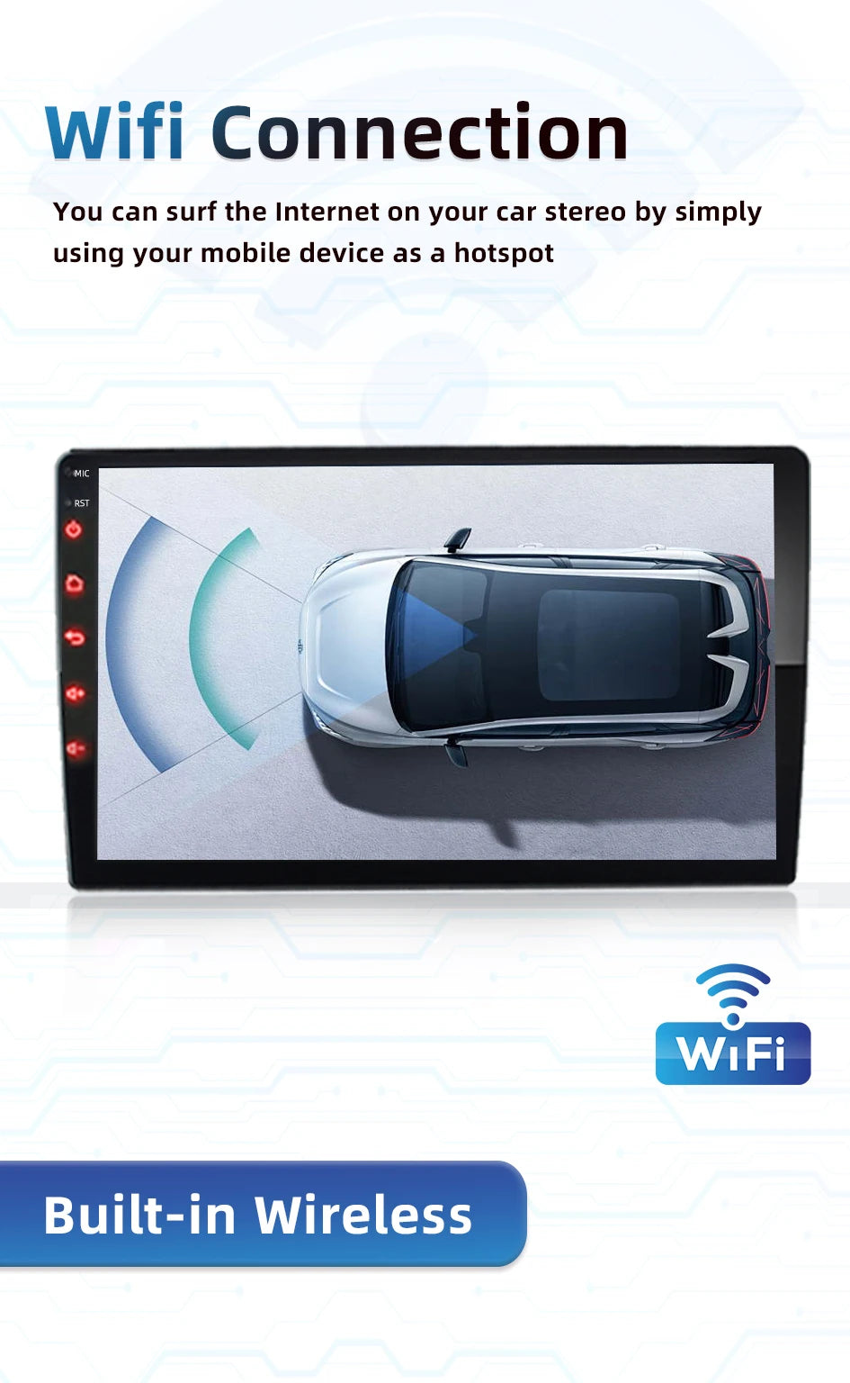 Android13 7 9 10 inch Car Radio GPS 2 din Radio Stereo Receiver Player 64G Multimedia Player wireless CarPlay Android Auto Gift