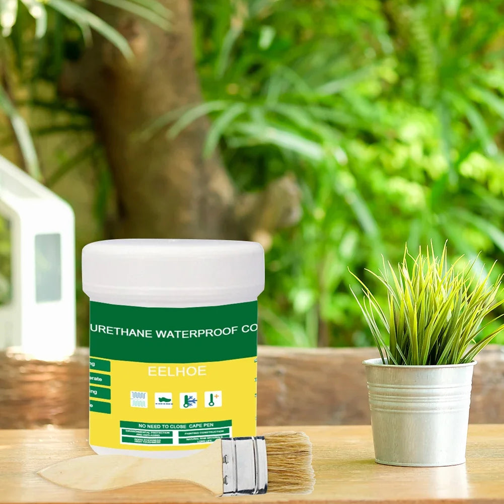 1/2/3Pcs Waterproof Coating Sealant Agent Transparent Invisible Paste Glue With Brush Restore Adhesive Roof Bathroom 30/100/300g