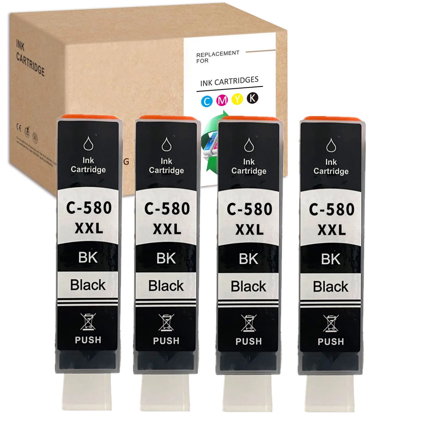 HS PGI-580XXL CLI-581XXL Compatible Ink Cartridges PGI580 CLI581 TS6100 TS6251 TR7500 TS8150 TS8250 TS8151 TS8100 TR8500 TS8152