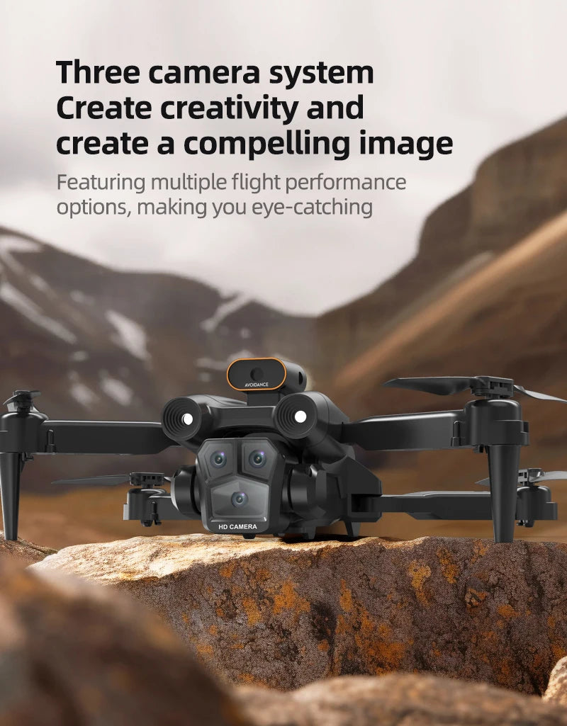 2024Uusi M4 Professional Drone 8K HD -kamera esteiden välttäminen laajakulmainen taitettava RC-helikopteri WIFI FPV korkeushelikopteri 3000M