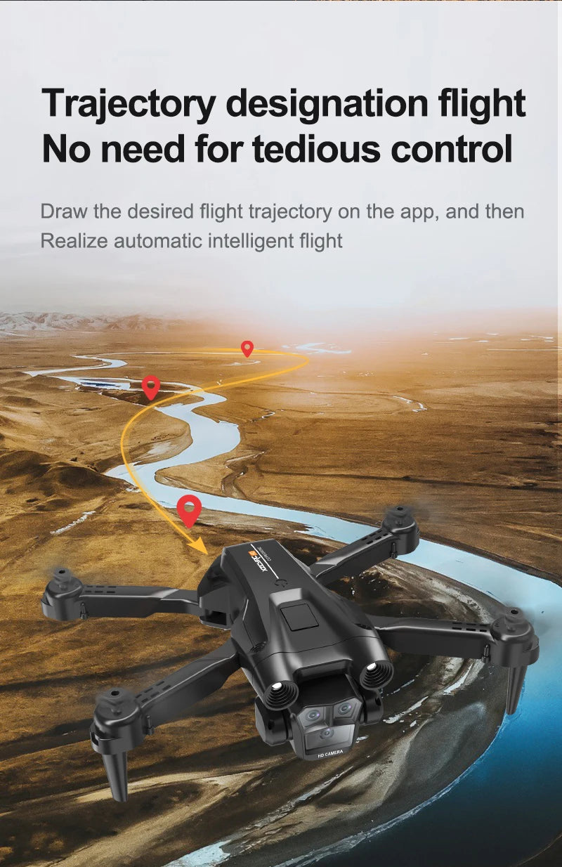 2024Uusi M4 Professional Drone 8K HD -kamera esteiden välttäminen laajakulmainen taitettava RC-helikopteri WIFI FPV korkeushelikopteri 3000M