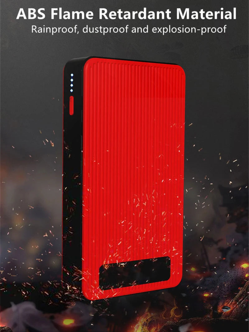 GKFLY Car Battery Jump Starter 8000mAh Portable Car Battery Booster Charger 12V Starting Device Emergency Booster
