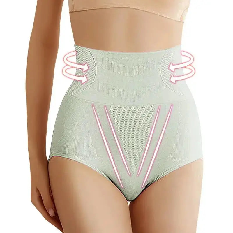 Seamless Slimming Panties For Women High Waist Hip Lifting Triangle Underwear Abdominal Flat Belly Briefs Lingerie