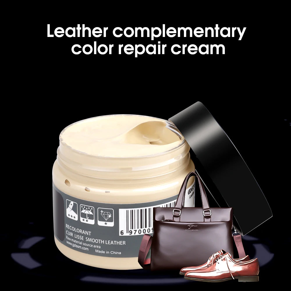 Car Leather Vinyl Repair Kit Leather Paint Cleaner for Auto Seat Sofa Leather Repair Coats Holes Scratch Cracks No Heat Liquid