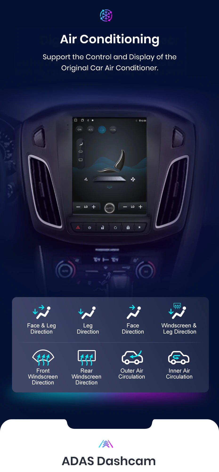 Junsun For Tesla Style Android Auto 4G Wireless Carplay DSP Car Radio Multimedia Player For Ford Focus MK 3 2012-2017 no 2din