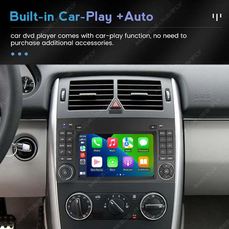 7" 2din Android Car Radio Stereo Video Player For Mercedes Benz B200 A B Class W169 W245 Viano Vito W639 Sprinter W906 Carplay
