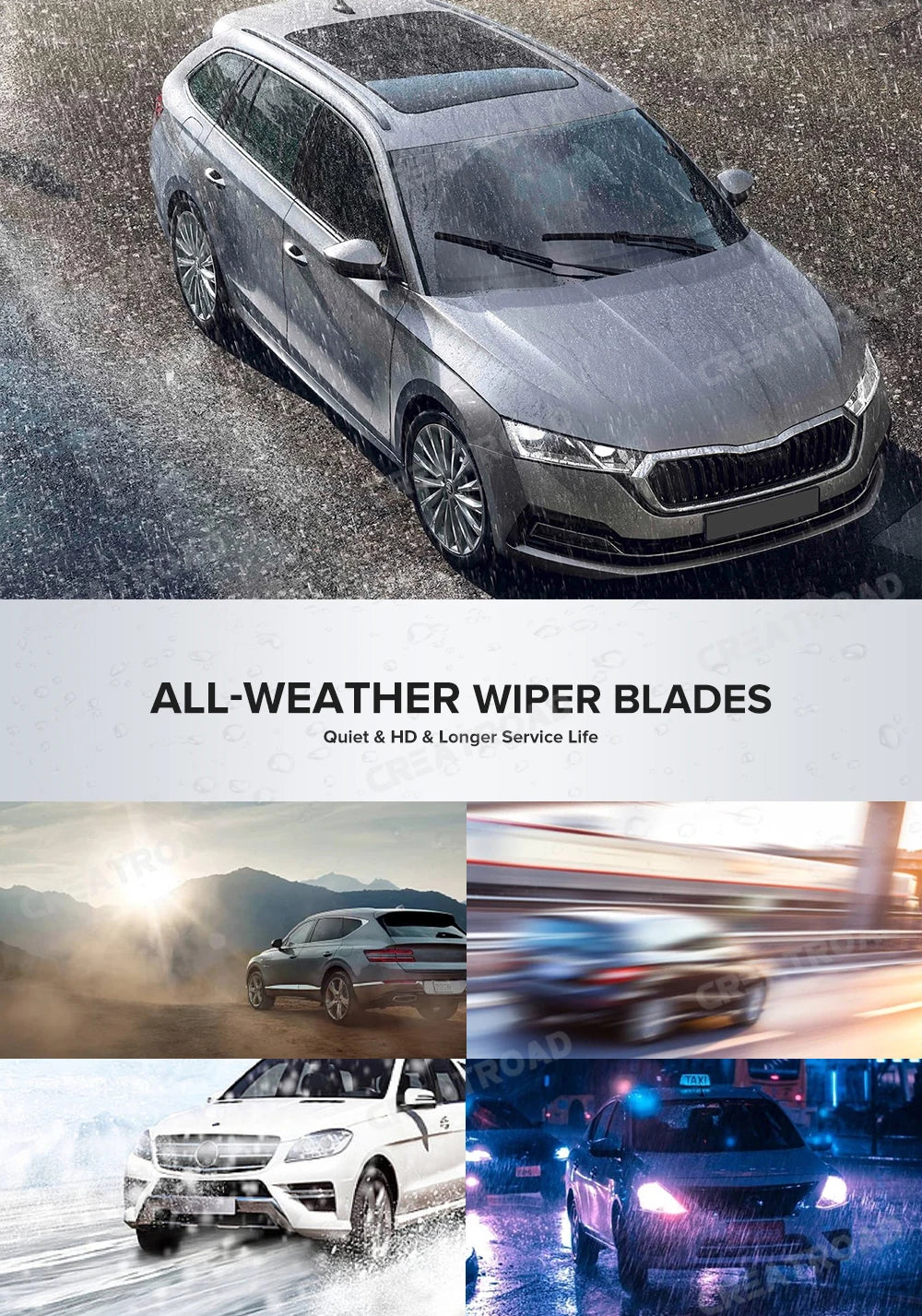Wiper LHD Front & Rear Wiper Blades Set For VW Golf MK 7 2012 - 2020 Windshield Windscreen Window Brushes 26"+18"+11"