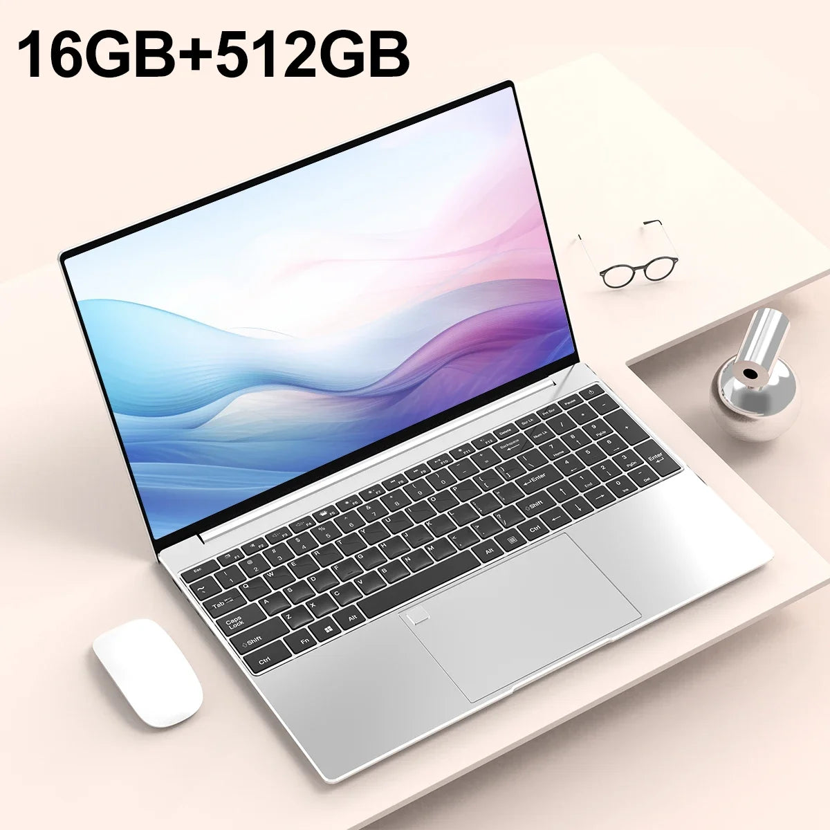 Brand 15.6" Inch Laptop 32GB RAM DDR4 2TB SSD ROM Windows 11 Pro Fingerprint Unlock Backlit Keyboard Portable Office Notebook
