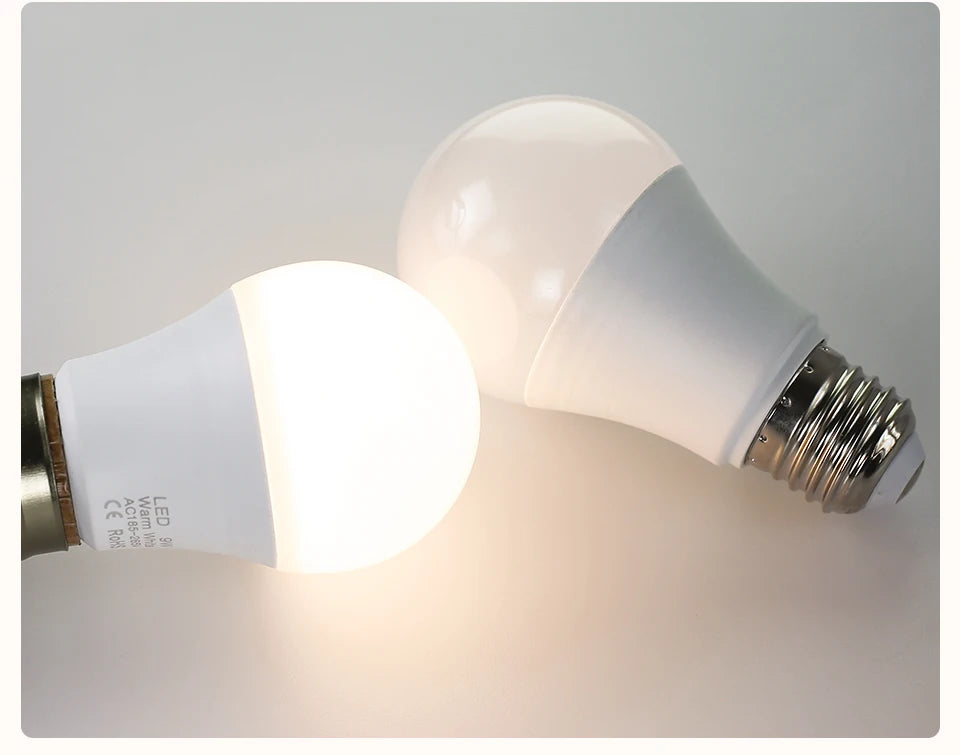 4pcs/lot E27 LED Bulb Lamps AC 220V SMD2835 3W 6W 9W 12W 15W 18W Lampada Led Light Bulbs Living Room Home Indoor LED Bombilla
