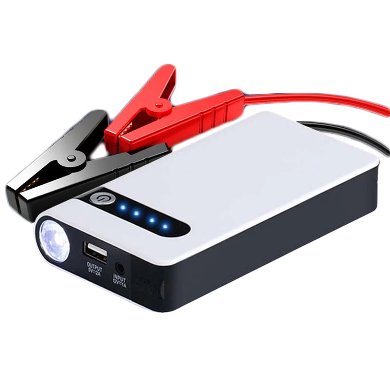 GKFLY Car Battery Jump Starter 8000mAh Portable Car Battery Booster Charger 12V Starting Device Emergency Booster