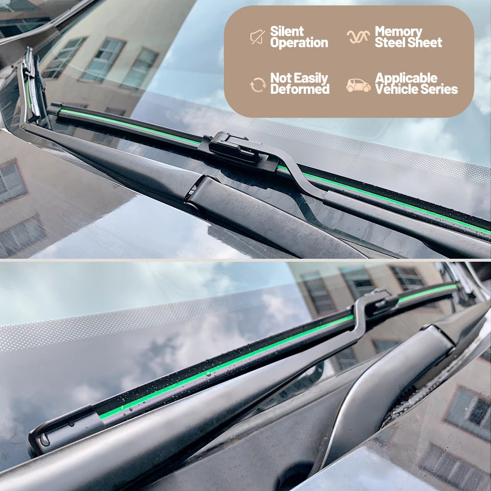 For Volvo XC40 2017-2023 Front Windshield Wiper Blades 2pcs Windscreen Window Accessories 2018 2019 2020 2021 2022