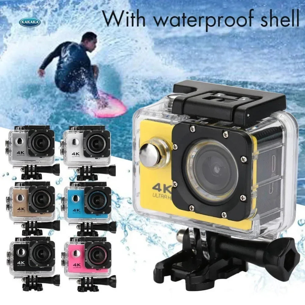 Action Camera Ultra HD 4K/30fps WiFi 2.0-inch 170D Underwater Waterproof Helmet Video Recording Cycling skiing Cameras Sport Cam