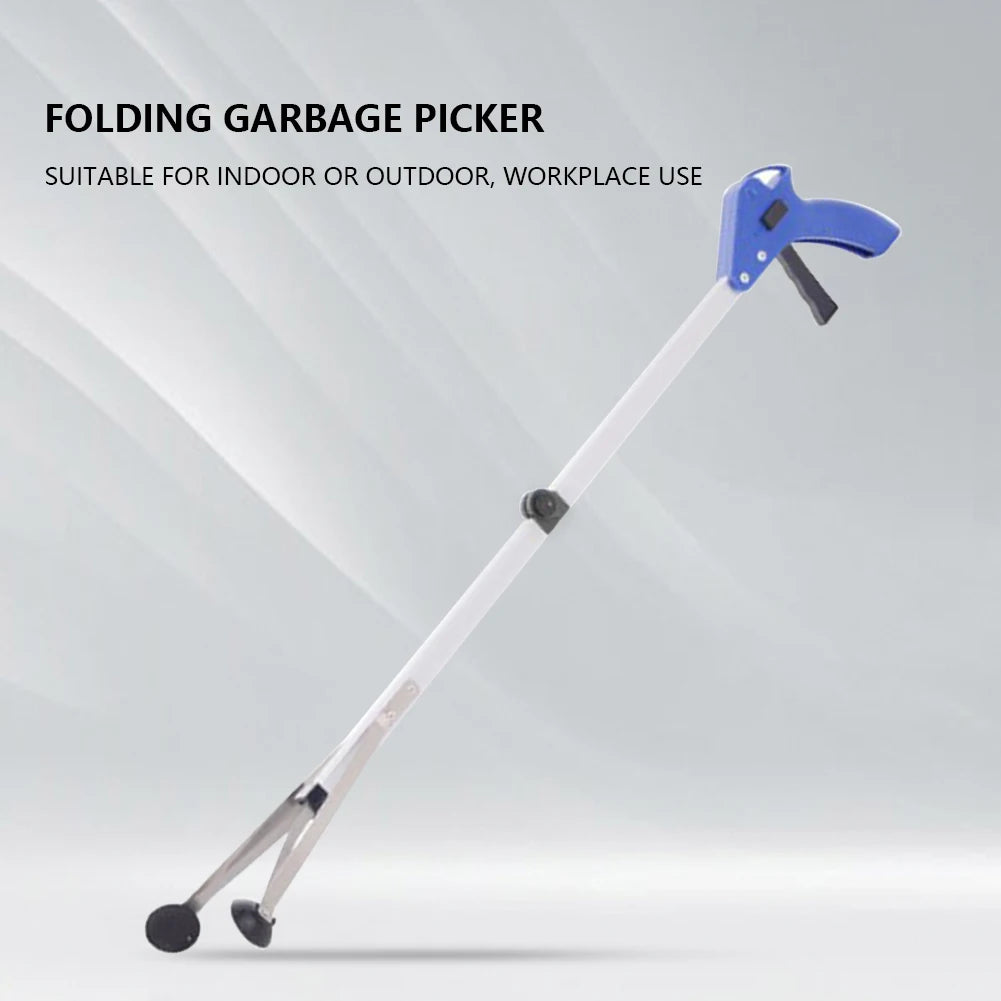 Garbage Picker Gripper With 360 ° Rotating Clip Trash Grabber Pick Up Tools 80cm Lightweight Foldable Gripper Extender Hand Tool