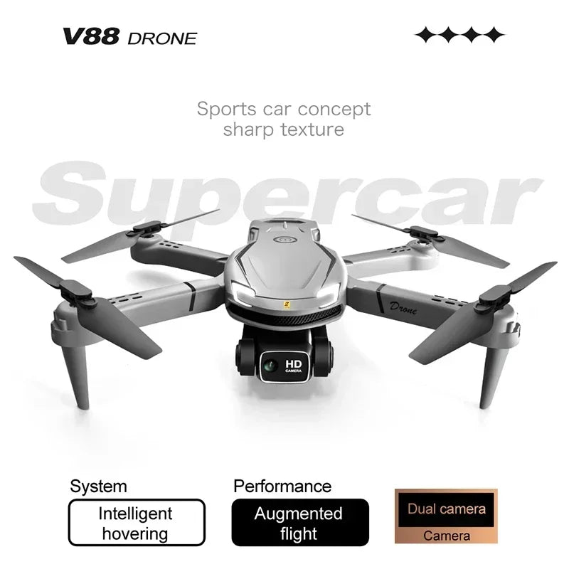 Xiaomi V88 Drone 8K 5G GPS Professional HD -ilmakuvauskaukosäätimelle Aircraft HD Dual Camera Quadcopter Toy UAV