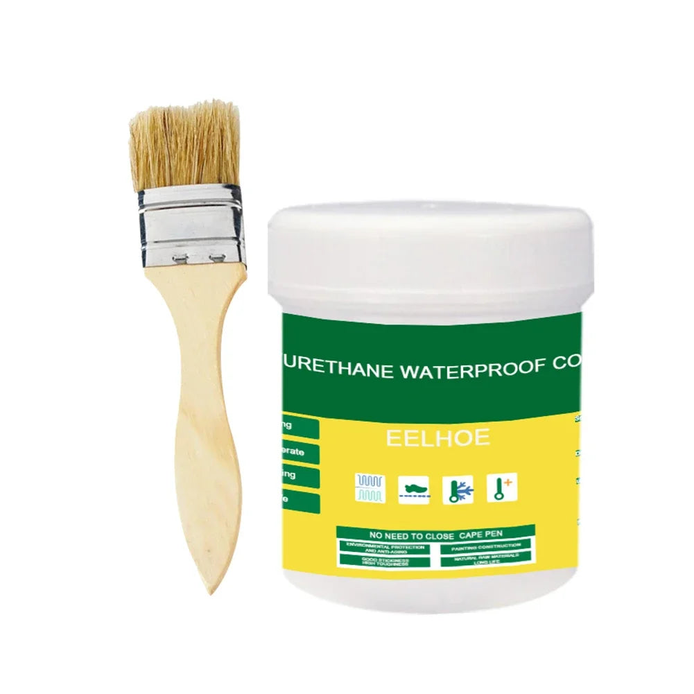 1/2/3Pcs Waterproof Coating Sealant Agent Transparent Invisible Paste Glue With Brush Restore Adhesive Roof Bathroom 30/100/300g