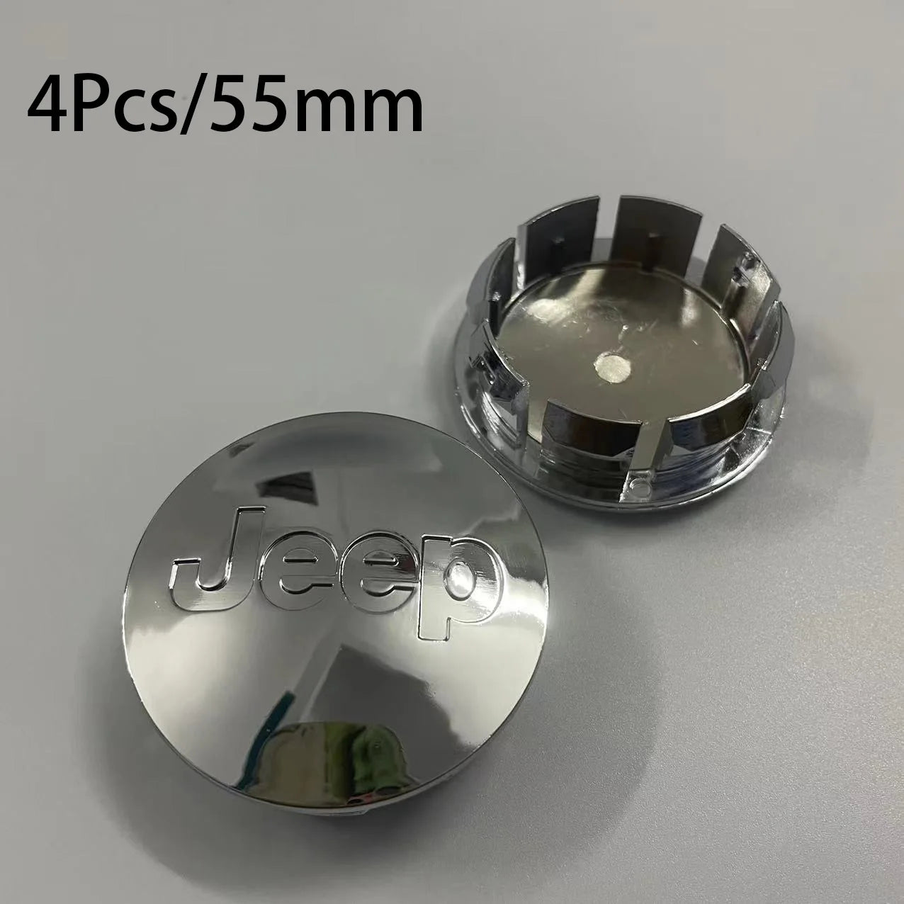 4 kpl 55 mm 63 mm Jeep Logo napakorkit auton pyörän keskisuojus Jeep Grand Cherokee Wrangler JK Gladiator Compass Renegade Patriotille