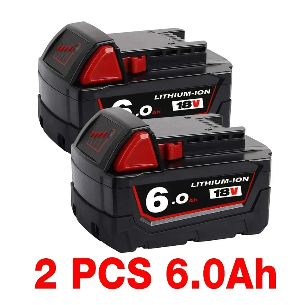 For Milwaukee M18 Battery 18V 12.0Ah 9.0Ah Replacement Lithium Battery for Milwaukee M18 48-11-1815 48-11-1850 2604-22 Battery